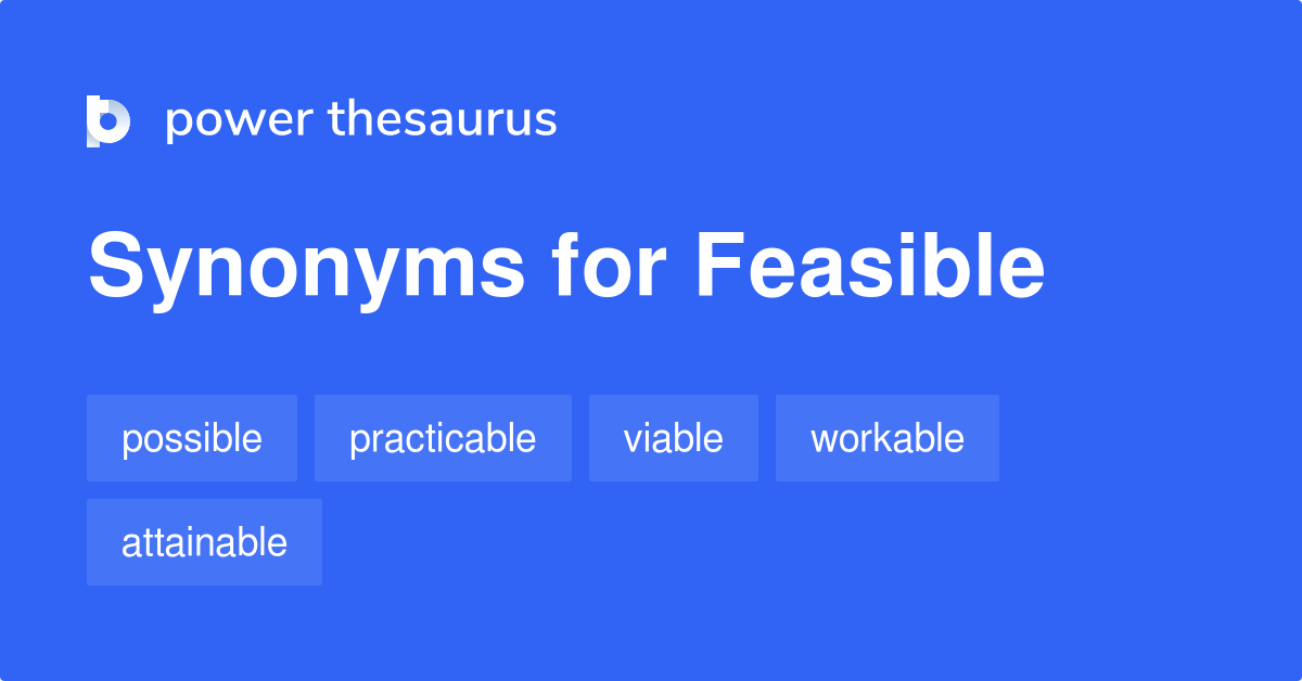 feasible thesaurus