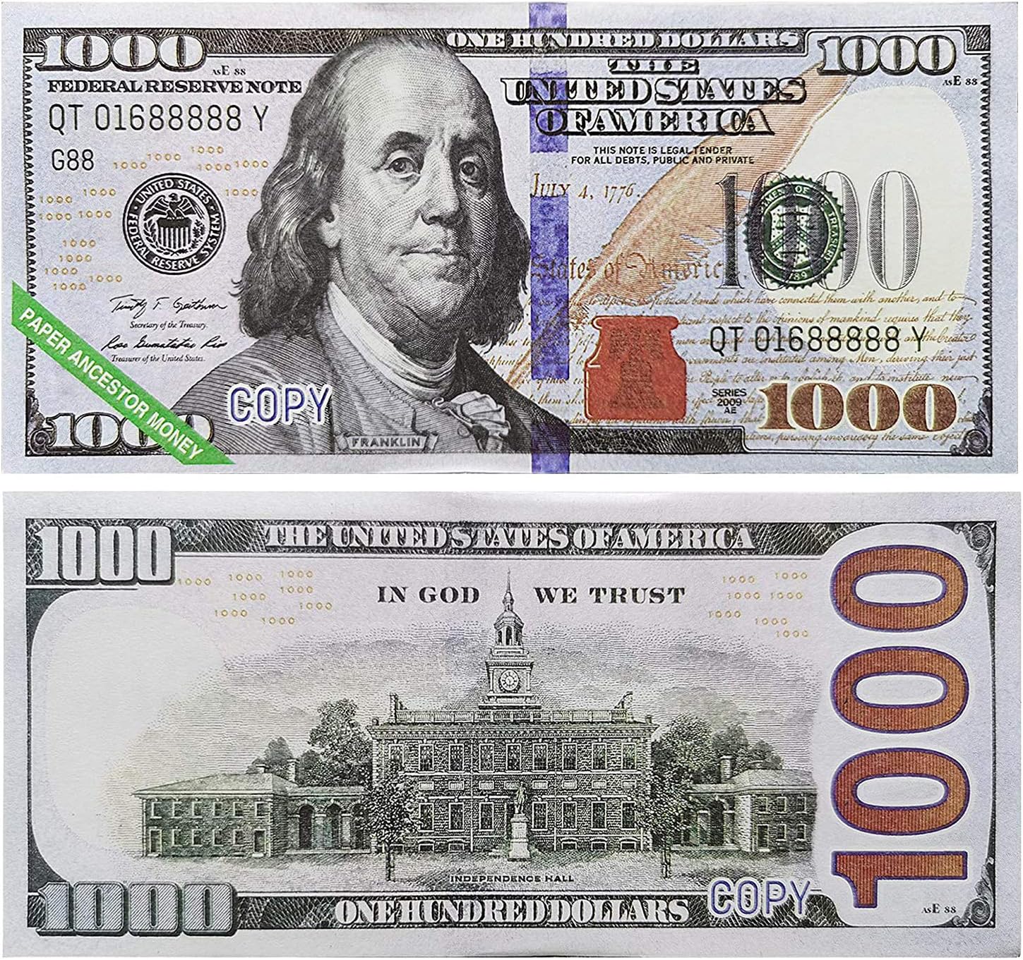 1000 american dollar