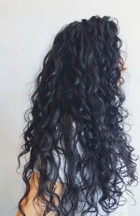 long black hair