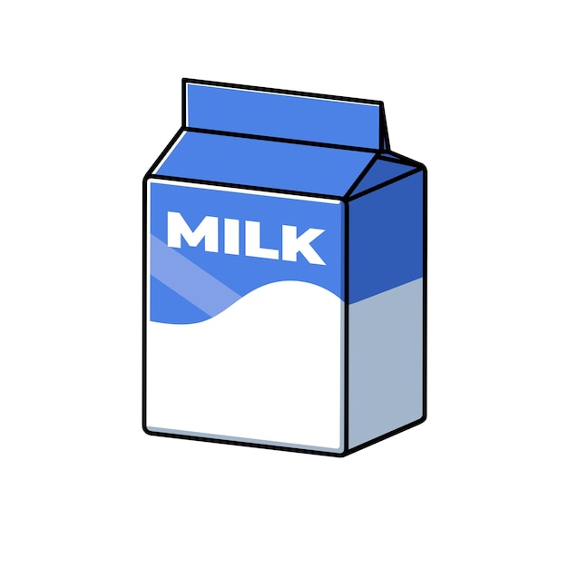 cartoon milk carton