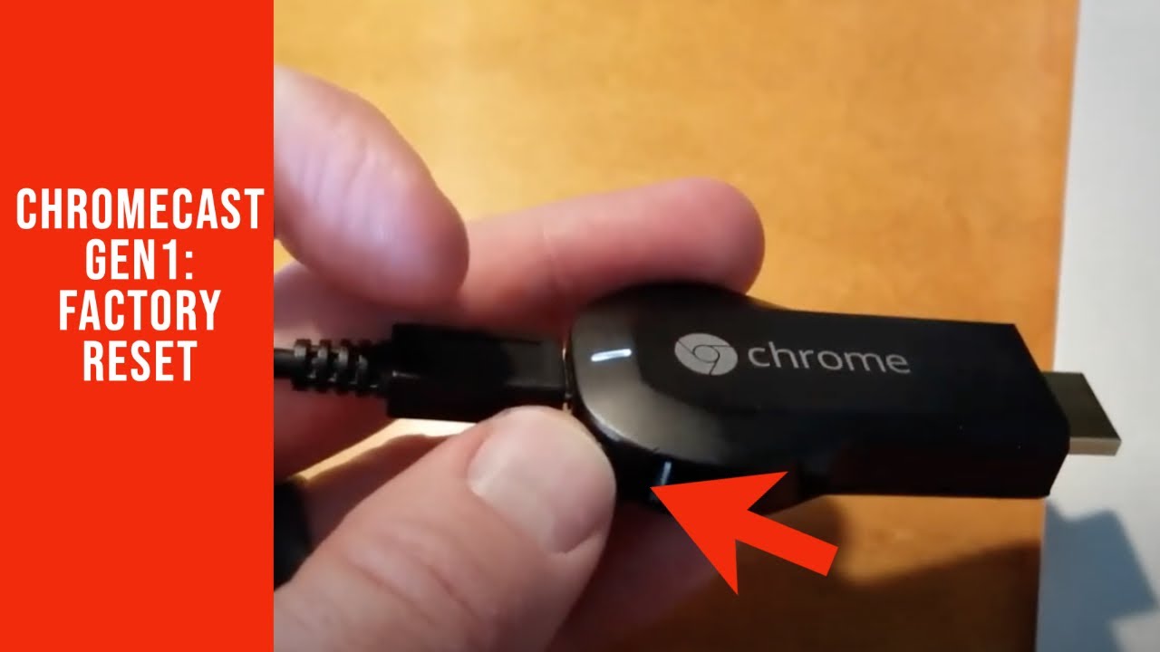 how to reset chromecast