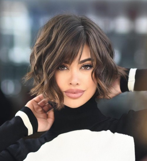 bob style haircuts for thick hair