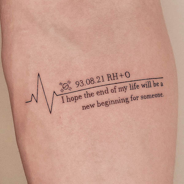 tattoo quotes about life
