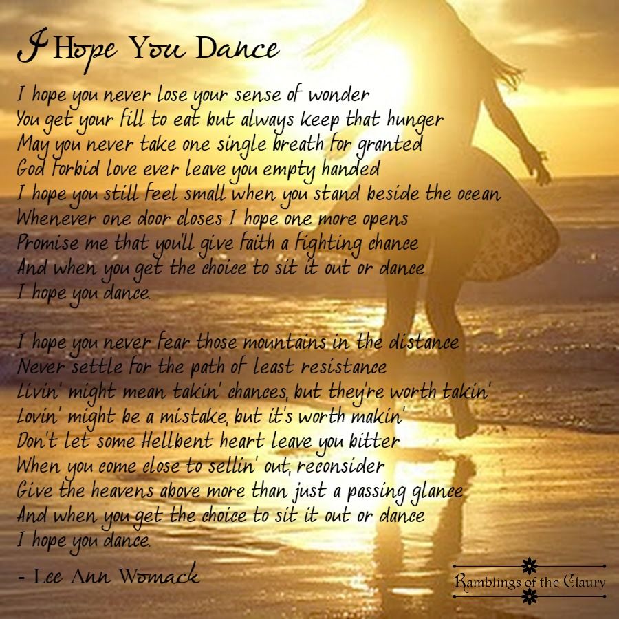 i hope you dance lyrics