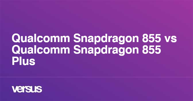 snapdragon 855 vs