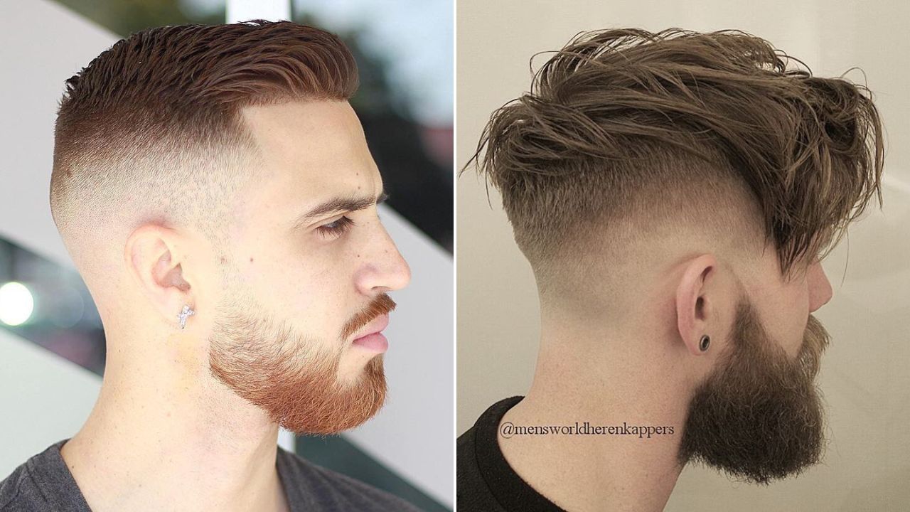 short hair undercut men