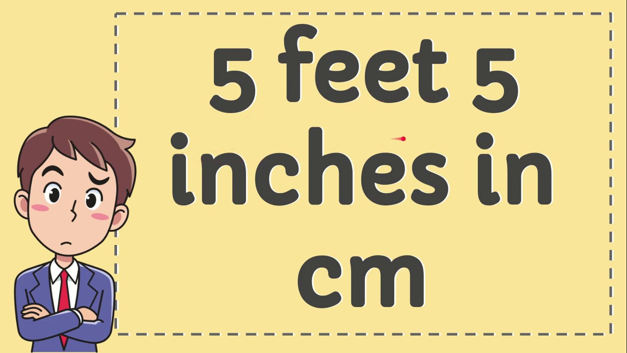 5 5 feet in cm