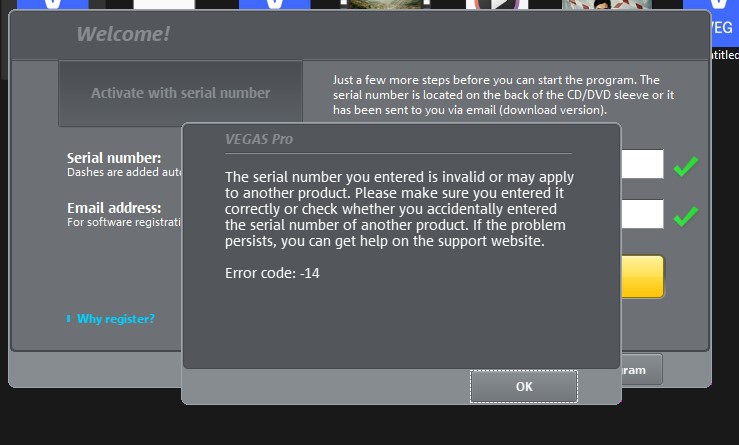 serial number vegas pro 17