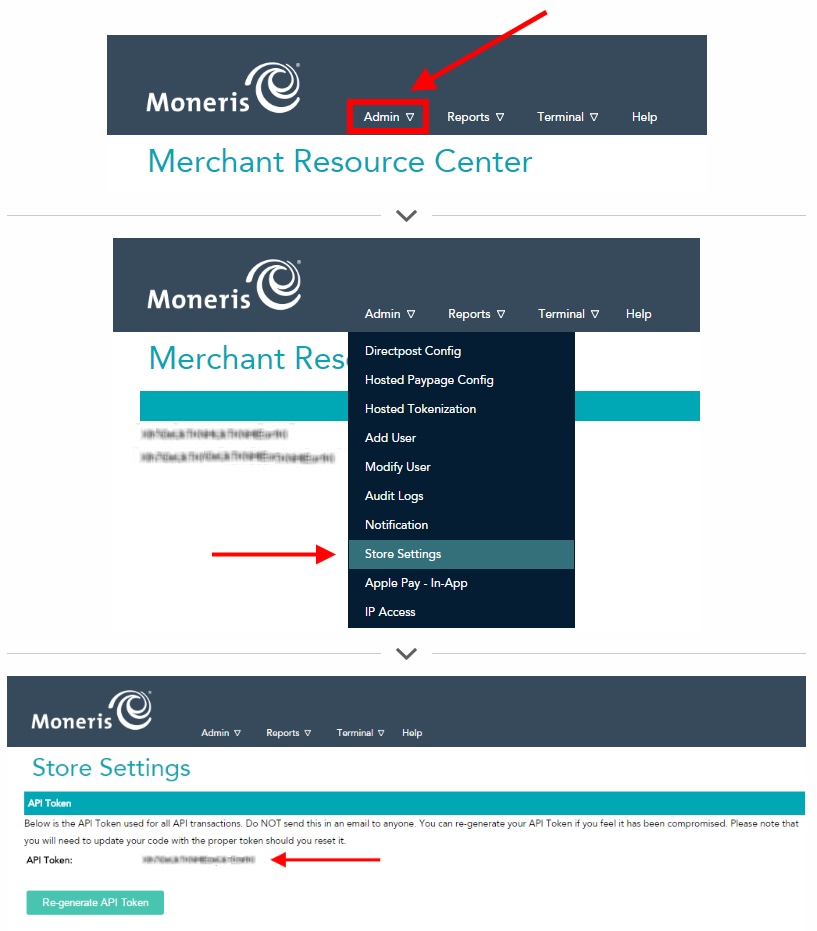 moneris gateway login