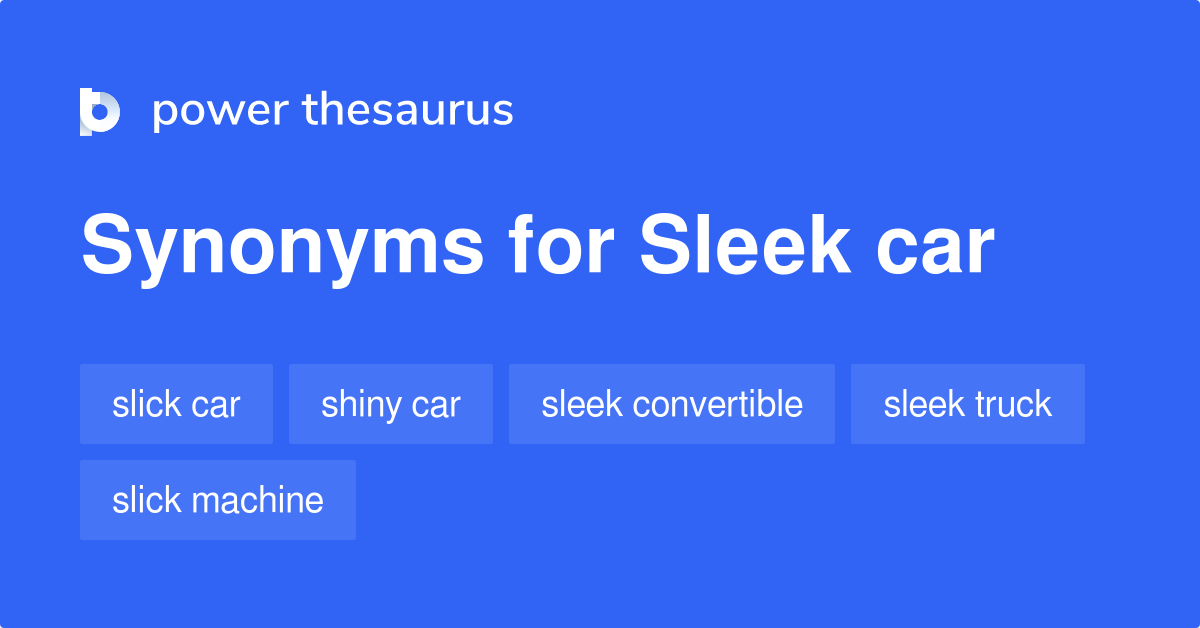 sleek synonym