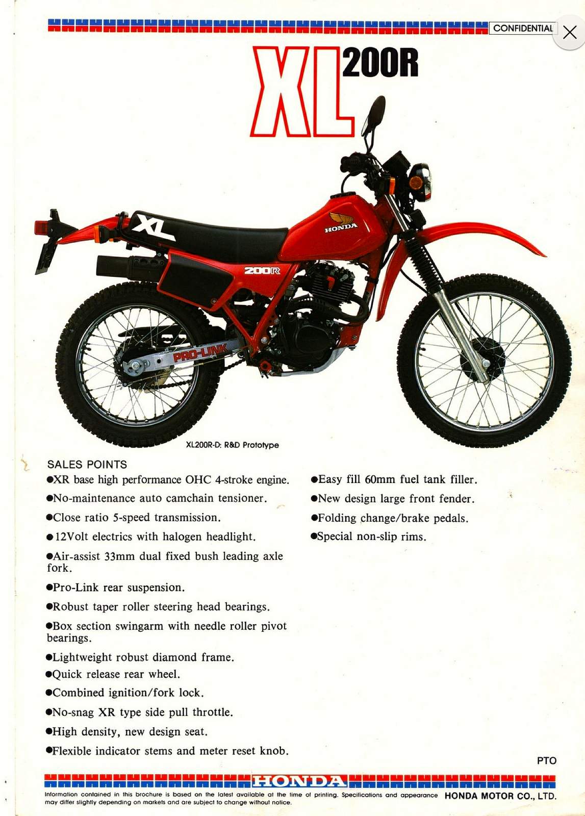 honda 200r xl