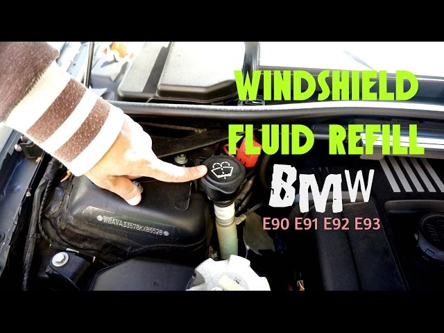 windshield wiper fluid bmw