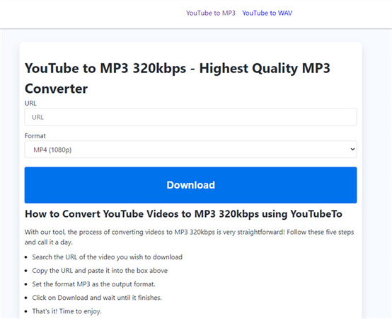 320kbps youtube to mp3 converter