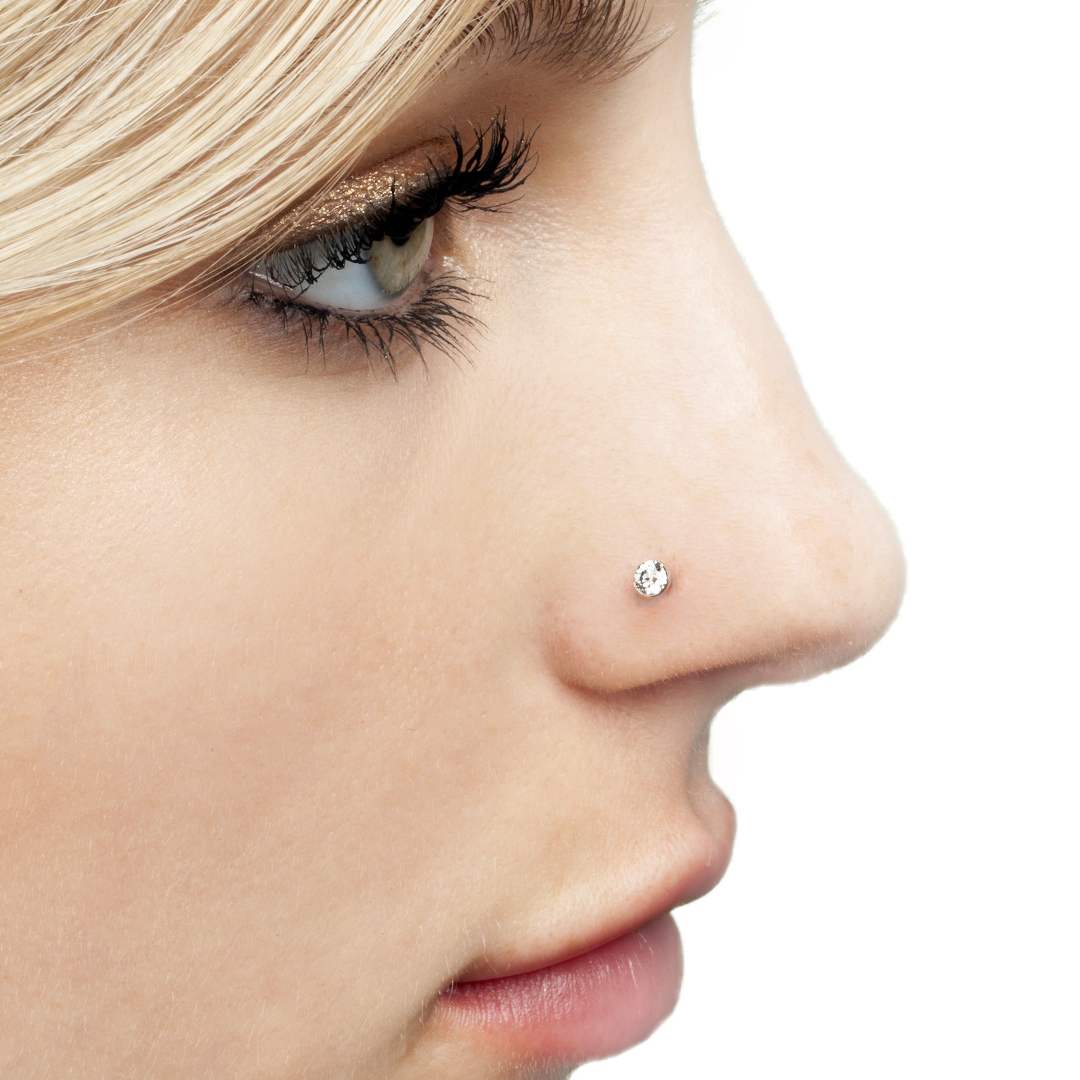 diamond nose ring stud