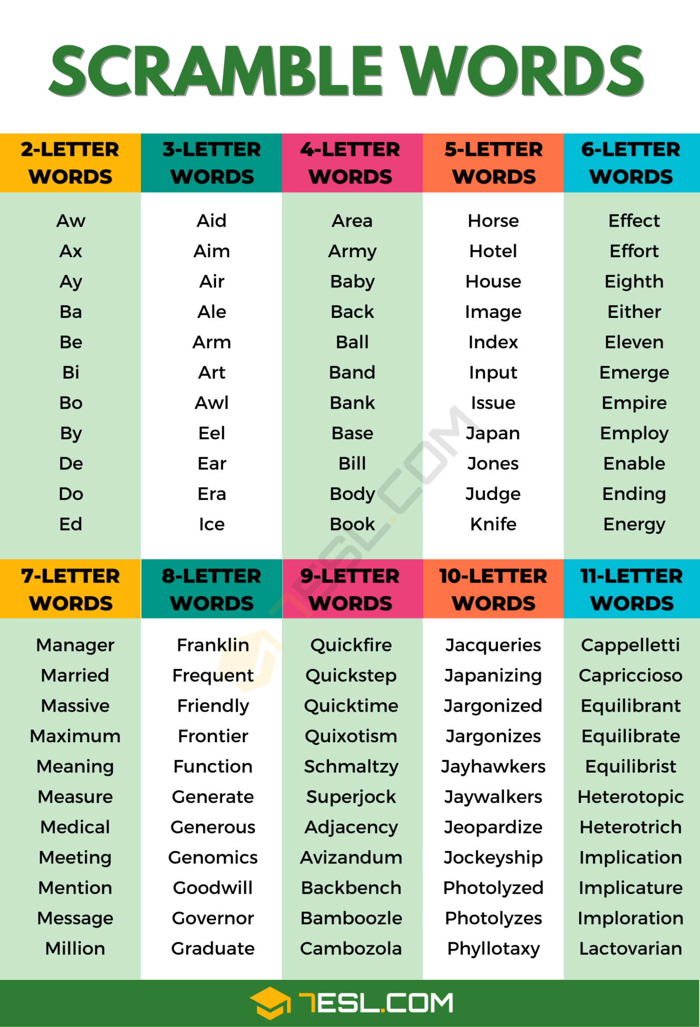 7 letter word finder