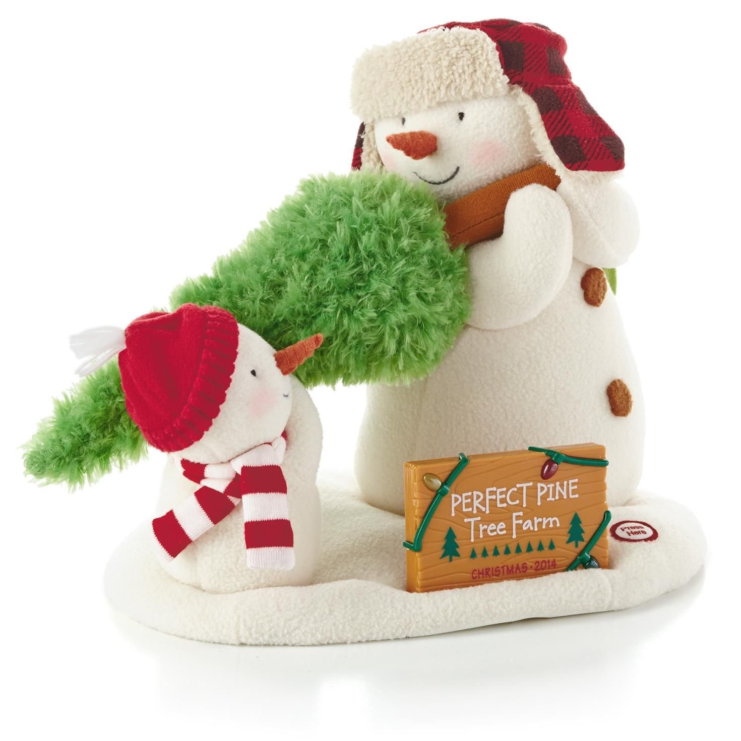 hallmark snowman christmas tree