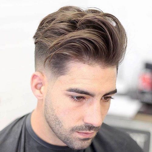 hairstyle for men with medium hair