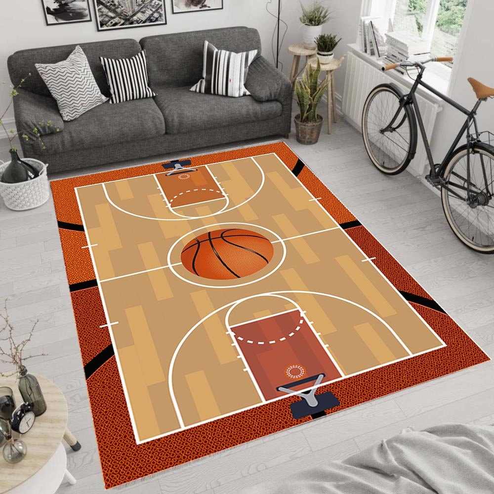 basketball rug