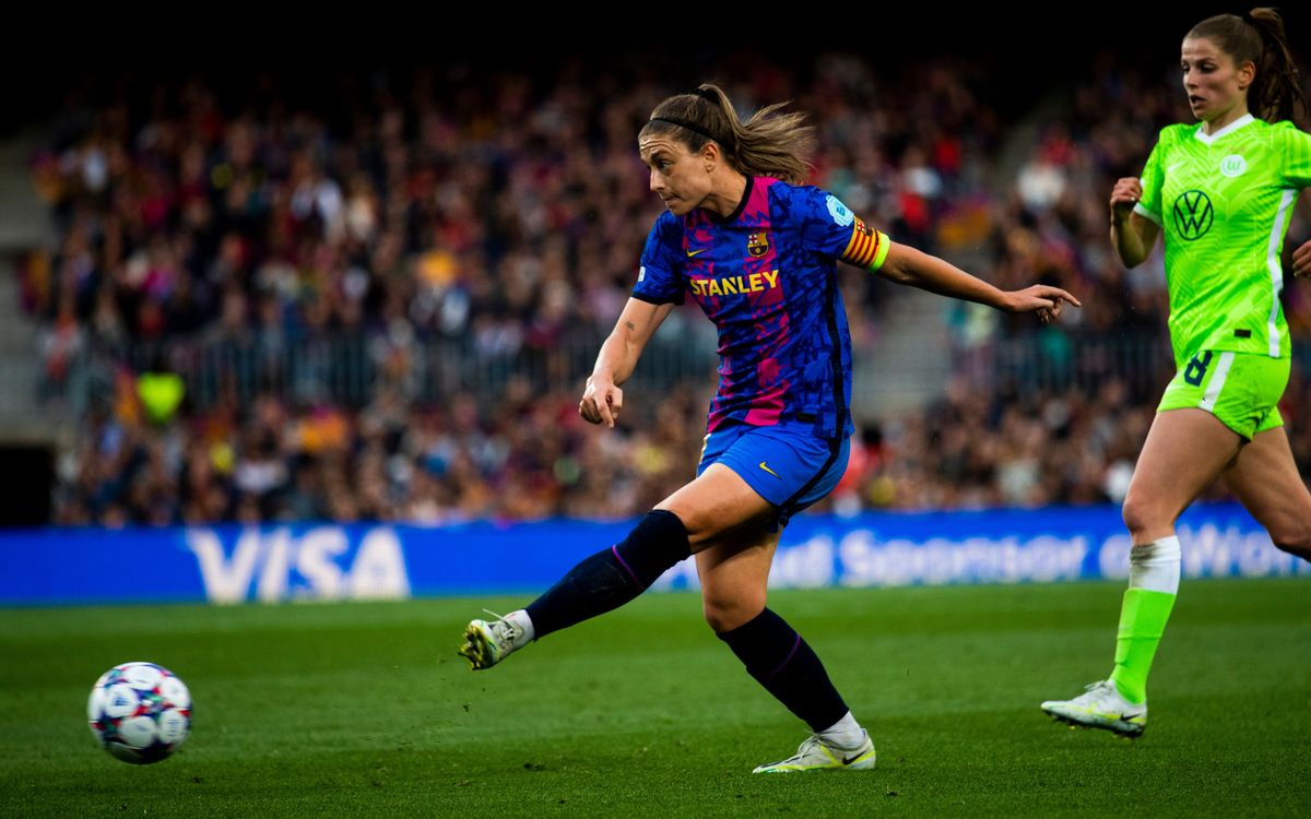 fc barcelona femení vs vfl wolfsburg women timeline