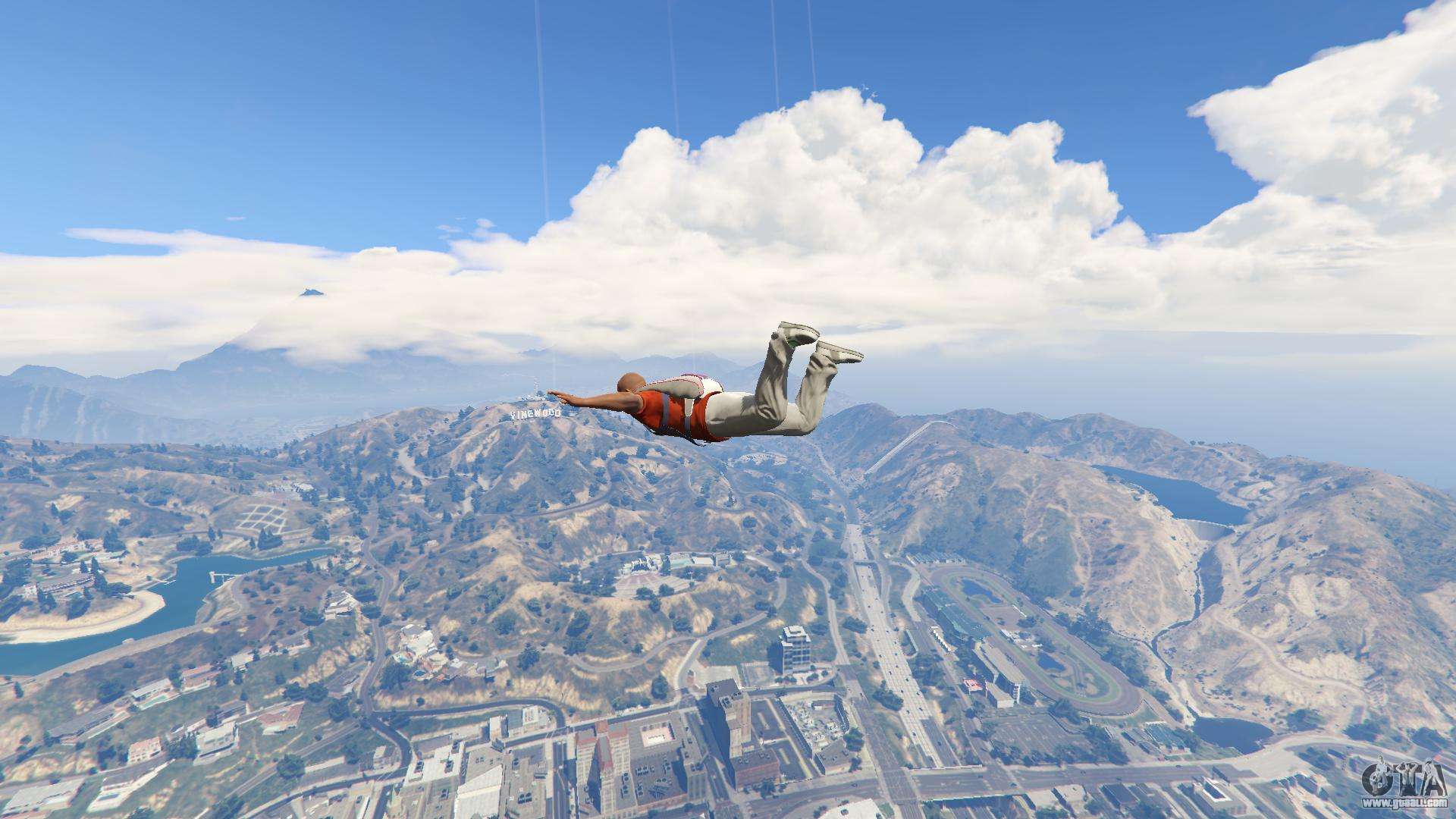 how do you open parachute in gta 5