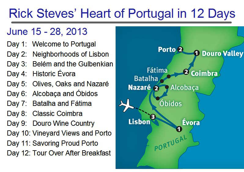 rick steves portugal itinerary