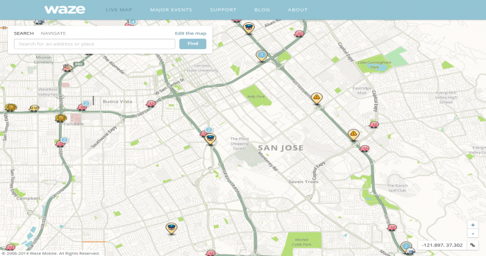 waze live map