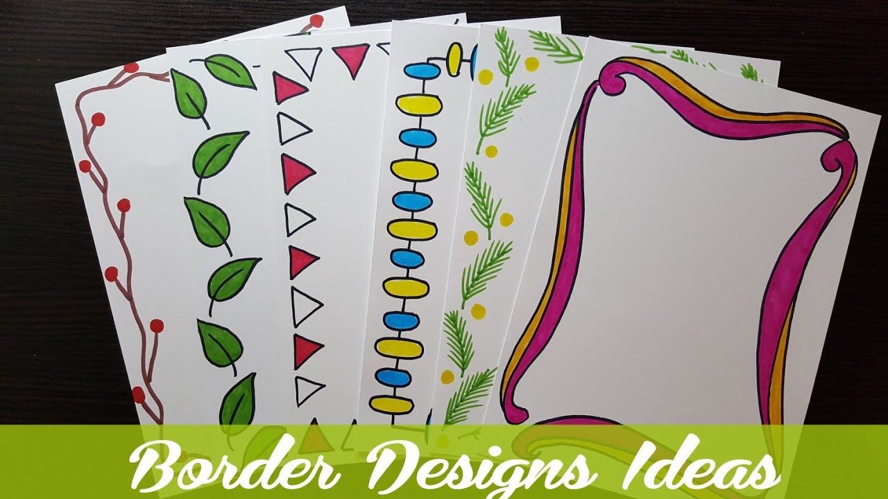 creative border ideas