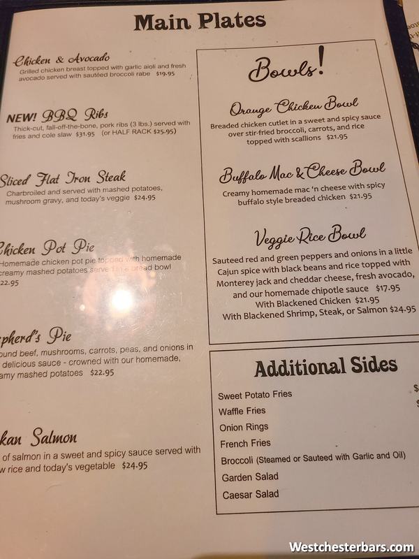 valhalla crossing restaurant menu