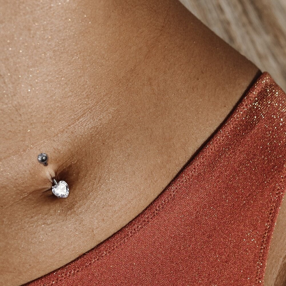 belly button jewelry titanium