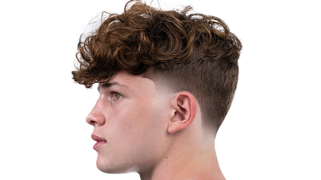 fade haircut curly hair