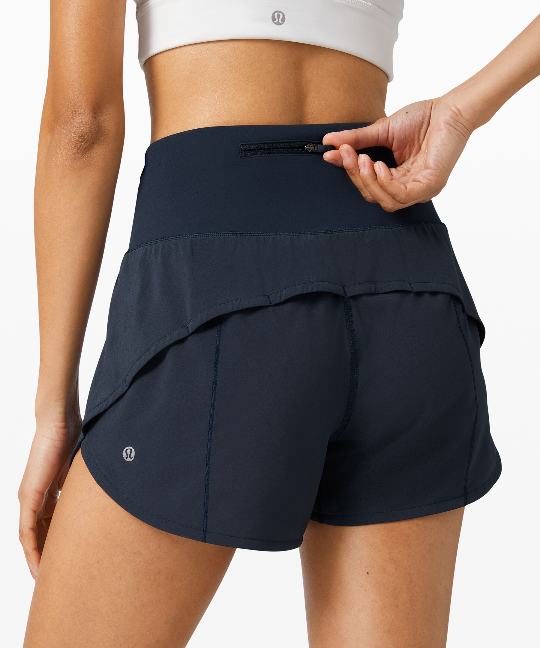 lululemon speed up shorts 4 high-rise