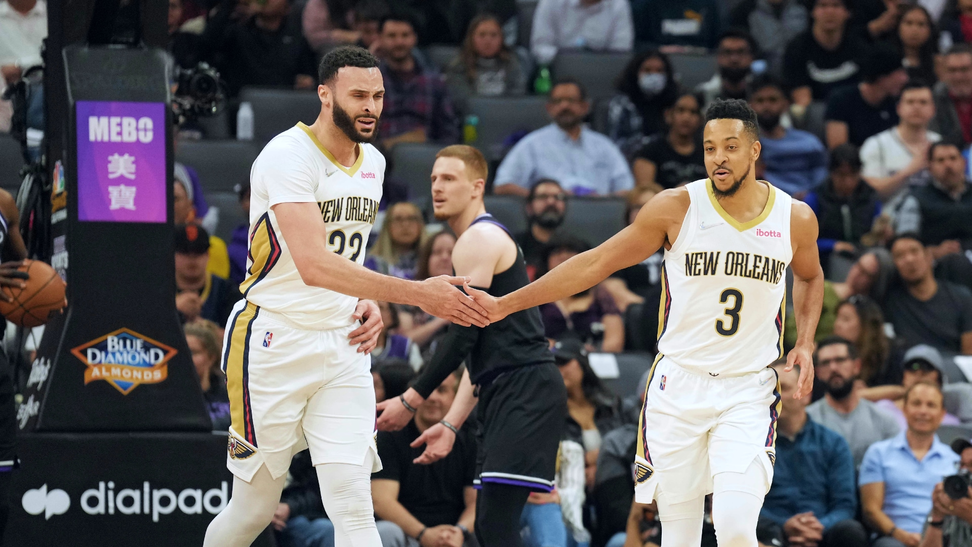 new orleans pelicans vs sacramento kings match player stats