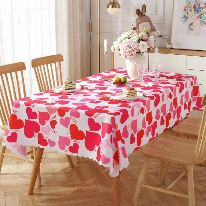 valentine cloth tablecloth