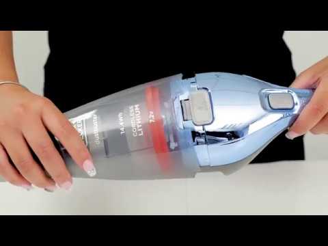 how to change filter on black and decker hand vacuum