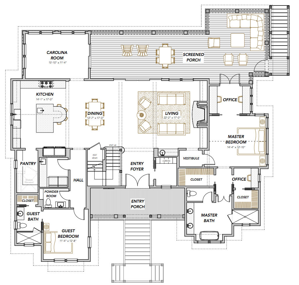 elevated home plans