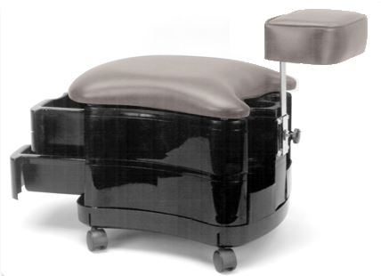 pedicure stool with footrest