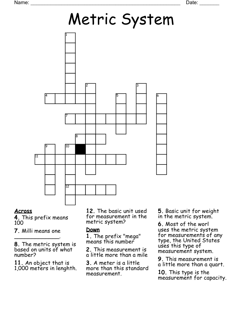 meter readers crossword