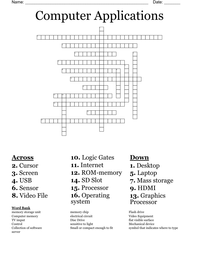 crossword applications