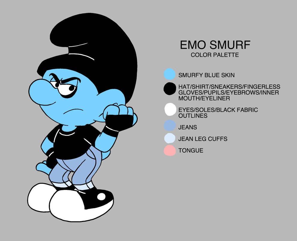 emo smurfette