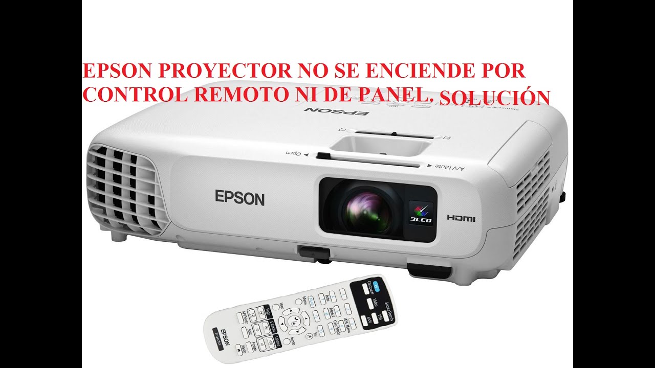 desbloquear proyector epson sin control remoto