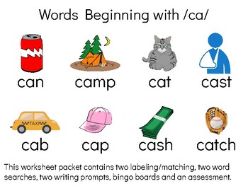 words starting with c a