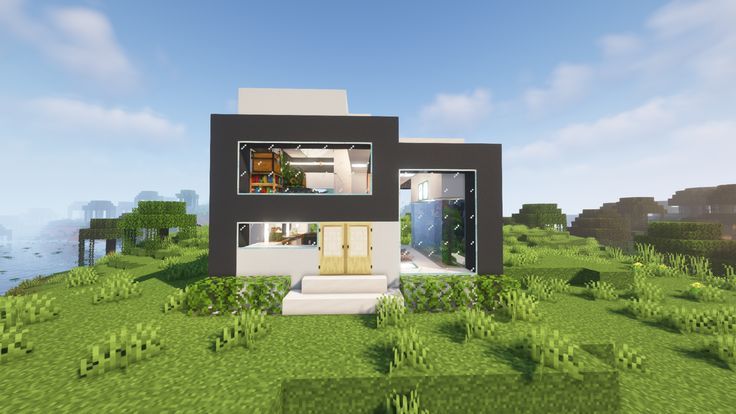 casas minecraft minimalistas