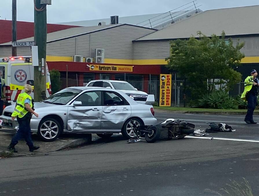 unanderra accident today