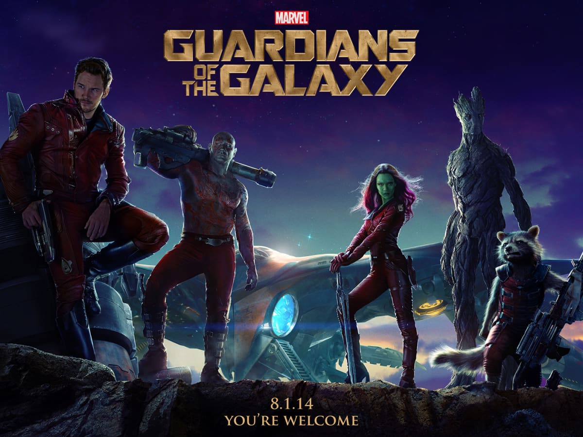 guardians of the galaxy 2014 cast