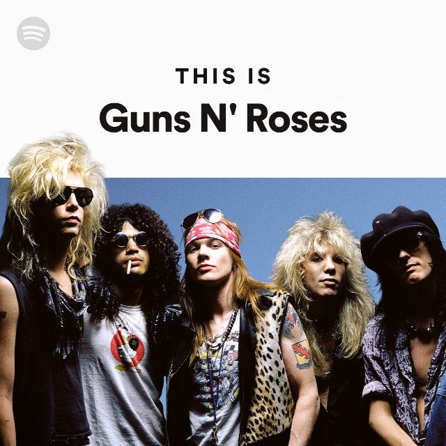 guns and roses playlist