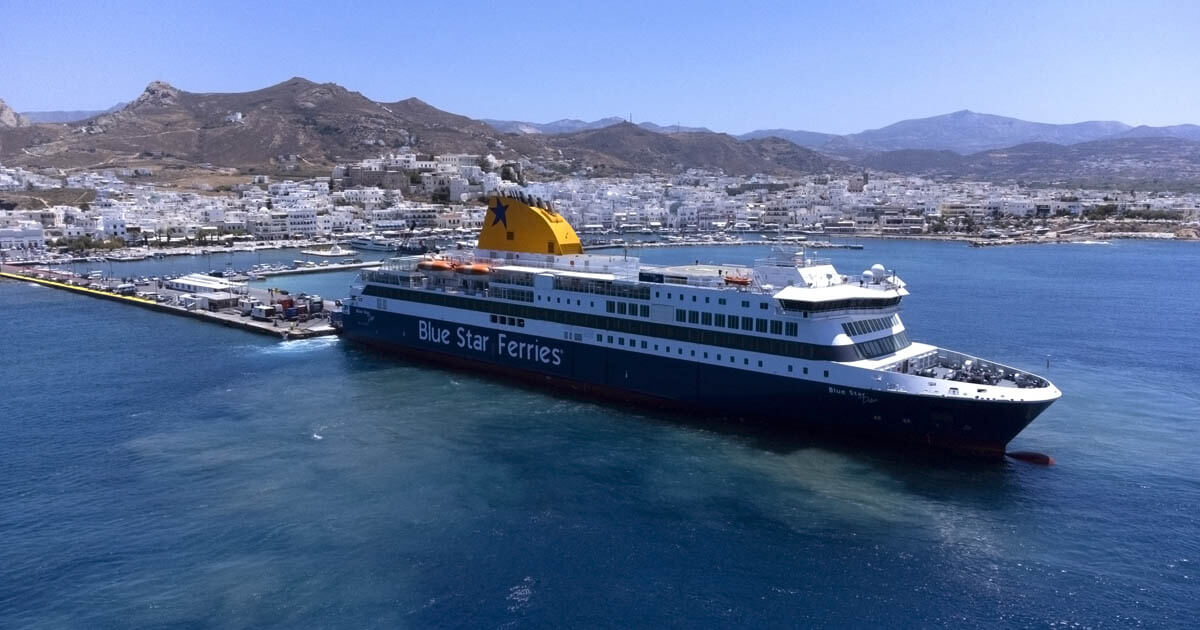 naxos ferry port