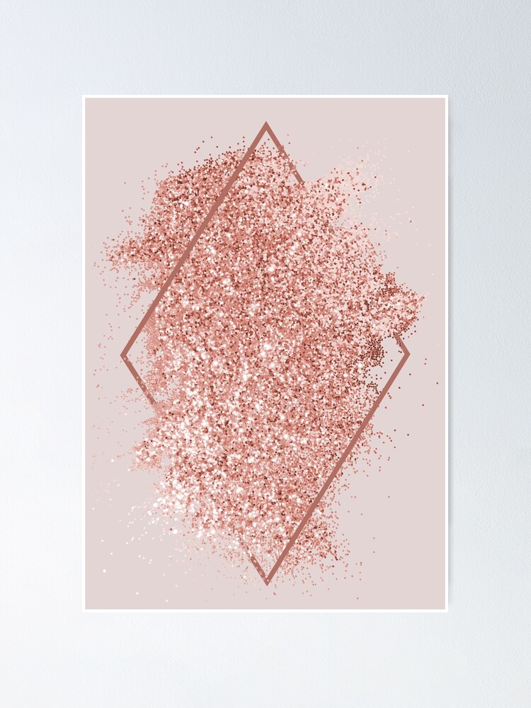 rose gold poster