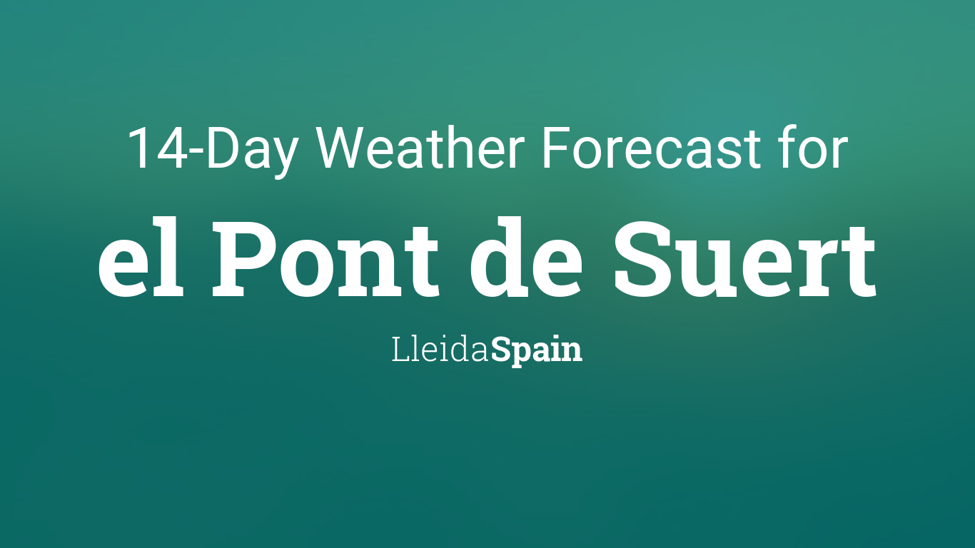 lleida weather forecast