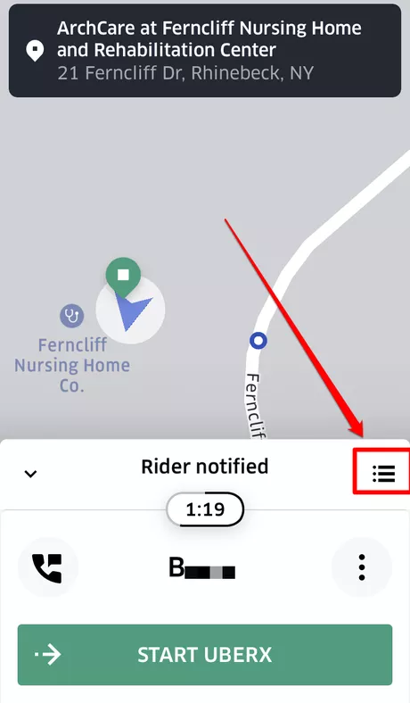 ride requested finalizing driver details