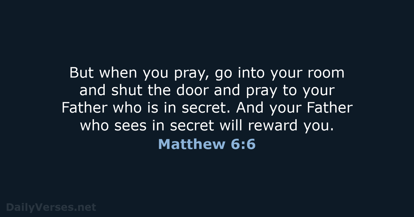 matthew 6 esv